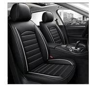 APNWVFO Coche Fundas Asientos para Outlander para ASX para Eclipse para Lancer para Pajero para Sport para Zinger para Galant para Triton Funda Asiento Coche(Black White 5 Seat)