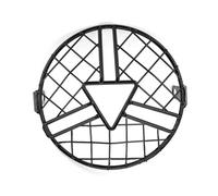 APNWVFO Cubierta Faro Motocicleta Protector Universal De Faros Motocicleta Para CG125 GN125 Lámpara Luz Motocicleta 6,5 Pulgadas Cubierta Metal Máscara Parrilla Malla(Negro)