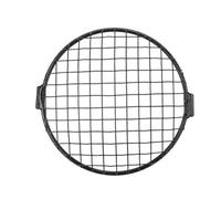 APNWVFO Cubierta Faro Motocicleta Protector Universal Faros Para Motocicleta CG125 GN125 Lámpara Luz Motocicleta 6,5 Pulgadas Cubierta Metal Máscara Parrilla Malla(Champagne)