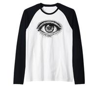 Apocalipsis 1:7 Rapto y Segunda venida Que Todo Ojo verá Camiseta Manga Raglan