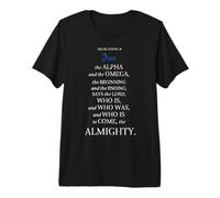 Apocalipsis 1 8 Soy el Alfa y el Omega Principiante Final Camiseta Premium