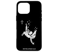 Apocalipsis 12:9 - Arte Bíblico de Satanás Ángel Caído Carcasa para iPhone 16 Pro MAX