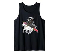 Apocalíptico Jinete Caballo Divertido Traje misántropo Camiseta sin Mangas