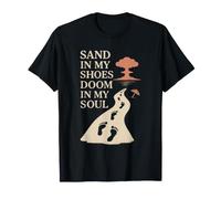 Apocalypso Humor Oscuro Playa Rave Fin del Mundo Meme Puesta de Sol Camiseta