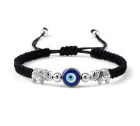Apocalyptic-K Pulsera de piedra para mujer y plata de ley 925/oro, │4 mm, turmalina, obsidiana, ágata, cristal, tejida a mano (tamaño ajustable)., talla única, Piedra, Ágata Turmalina