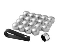 APOINBV Cubre Tornillos Llantas, para Ford Mondeo MK5 2015-2022 Tapones Tuercas Rueda Protector Pernos Hexagonales Herramienta Extracción Accesorios,E19MM