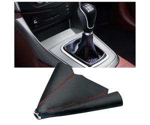 APOINBV Funda Palanca Cambios, para Ford Ecosport 2014-2018 Cuero Sintético Transpirable Antideslizante Protector Pomo Marchas Accesorios Interior Coche,B