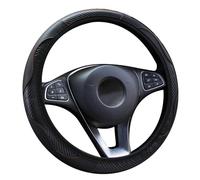 APOINBV Funda Volante Coche para Fiat 500/500C/500E/Abarth 500 2007-2020 2021 2022 2023 2024 Protector Volante Transpirable y Antideslizante Cubre Microfibra Cuero, Accesorios Coche,A 37cm-38cm