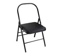APOIUO Silla de Yoga sin Respaldo, Ideal for Ejercicios de flexibilidad, Ideal for Estudios Interiores y Exteriores.(Black)