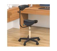 APOIUO Taburete Auxiliar Tipo Silla De Montar con Brazo Giratorio Y Respaldo Ergonómico, Taburete Giratorio Tipo Silla De Montar, For Esteticista, Terapeuta