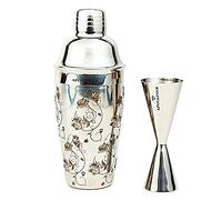 Apolliner: Juego de coctelera, Kit de Barman, Juego de coctelera con Jigger Profesional,coctelera, Kit de cóctel, Kit coctelera, Elegante Caja de Regalo para Mujeres y Hombres. (4 Piezas sin Estuche)