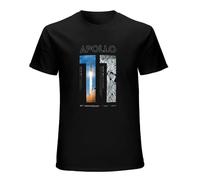 Apollo 11 50Th Anniversary Moon Landing 1969 2019 Men's T-Shirt Unisex Black Men Tees L