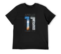 Apollo 11 50Th Anniversary Moon Landing 1969 2019 Men's T-Shirt Unisex Black Men Tees XXL