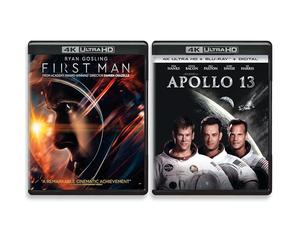 Apollo 13 & First Man: Cinematic Space Heroes Collection - 4K + BluRay