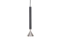 APOLLO 39 Lámpara Colgante Negro/Aluminio Pulido