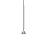APOLLO 59 Lámpara Colgante Gris claro/Aluminio Pulido