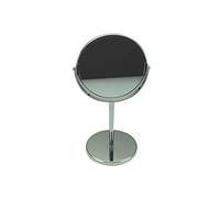 APOLLO Espejo de Pedestal, Vidrio Cromado, 7.5L x 4W cm