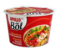 Apollo - Fideos Dan - Cuenco de pollo - Sabores exóticos - Formato 85 g - Listo en pocos minutos - Paquete de 4