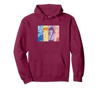 Apollo Justice: Ace Attorney Trilogy ~Girls Selection~ Sudadera con Capucha, Unisex para Adultos, Granate, XL