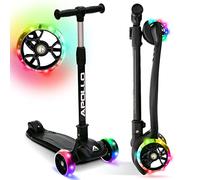 Apollo KidsPro 4 Patinete Niño | Patinete Niña Plegable | Patinete 3 Ruedas Ajustable en Altura | Scooter para Niños de 3 Años | Patinete Infantil con Ruedas LED
