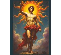 Apollo Lined Journal, God of the Sun with Astrological Sigils for Zodiac Sign Leo: Astro Magick Themed Lined Notebook for Astrologers and Astrology Fans, Gr ods and Mythology