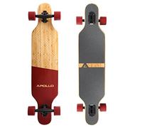 Apollo Longboard Bali Special Edition Tabla Completa con rodamiento de Bolas High Speed ABEC Incl. Skate T-Tool, Drop Through Freeride Skate Cruiser Boards