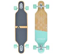 Apollo Longboard edición Especial Tabla Completa, con rodamientos de Bolas ABEC Alta velicidad, Drop-Through Freeride Skate Cruiser Boards