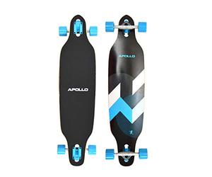 Apollo Longboard SUVA Special Edition Tabla Completa con rodamiento de Bolas High Speed ABEC Incl. Skate T-Tool, Drop Through Freeride Skate Cruiser Boards