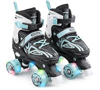 Apollo Patines 4 Ruedas Super Quad X Pro - patín para Niños y Adolescentes - Patines de Ruedas LED - Cómodos para Niña o Niño, Ideales para Principiantes