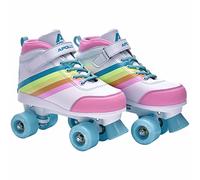 Apollo Patines de 4 Ruedas | Botas Blandas Disco Roller | Tamaño Ajustable para Niña, Niño y Mujer | Cómodos y de Moda para Niños y Adultos | Números 31-51