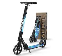 Apollo Phantom Pro Patinete Urbano - Ruedas XXL 200mm, Plegable y Regulable en Altura, Patinete Adulto no eléctrico y niños Desde 6 años, hasta 100 kg, City Scooter