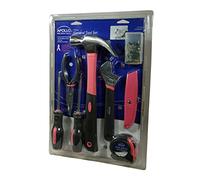 Apollo Precision Tools DT1043NP - Juego de herramientas generales de 8 piezas, color rosa