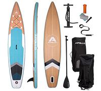 Apollo Tabla Sup - Set Completo para Sup Paddle - Tabla de Paddle Surf Hinchable con Remo, Bomba y Kit de Reparación - Tabla de Remo para Principiantes y Profesionales