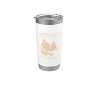 Apolo 11 Moon Landing 56 Aniversario Espacio 1969 2025 Julio Vaso térmico de acero inoxidable de doble pared
