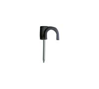 Apolo 446Plg - Grapa de Plástico Tipo Plastigrap Diámetro 6 Mm, Color Negro, 100 Unidades