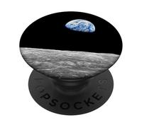 Apolo 8 Luna Salida Tierra Órbita Lunar Foto PopSockets PopGrip Adhesivo