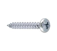 Apolo 933Tg - Tornillo Doble Rosca Tipo Tornigrap Nº 33 de 4,5X45 Cabeza Alomada Acero Cincado, 100 Unidades
