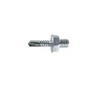 Apolo 96319M6Trb - Tornillo Punta Broca Tipo Torab St 6,3X19 Cabeza Hexagonal Rosca Métrica M6X6 Acero Cincado, 200 Unidades