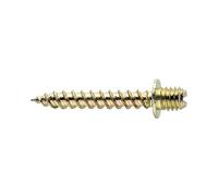Apolo 9B625Tf - Tornillo Tirafondo Cabeza Métrica Tipo Tf M6X25 Acero Bicromatado, 100 Unidades