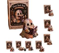 APOMNG Kit de Patchwork de Halloween DIY Peluche de Fantasma Lindo Manualidad de Costura Tela Pre-Cortada 6 Estilos Set de Muñecas Decoración Hecha a Mano Regalo para Amantes de Las Manualidades,L