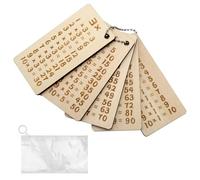 APOMOONS 1 x 1 tarjetas de cálculo y multiplicación, ayuda para el aprendizaje con anillo, bolsas de embalaje para niños