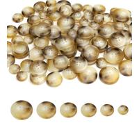 APOMOONS 112 Piezas Botones para Cárdigans, Botones Versátiles para Manualidades, Tejidos, Proyectos de Bricolaje Y Decoración Navideña 6 Tallas 15/18/20/23/25/28mm