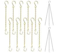 APOMOONS 12 Cadena de Suspensión para Macetero Colgante Maceta Colgante Macetas Colgantes, para Colgar Plantas, Macetas, Nidos de Pájaros (29 & 39cm