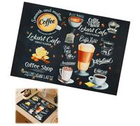 APOMOONS 40x50mm Esterilla Escurridora para Vajilla de Cafetera,Escurreplatos para Vajilla Posavasos Absorbentes de Agua Alfombrilla de Silicona Cocina para Fregadero, Baño, Cocina