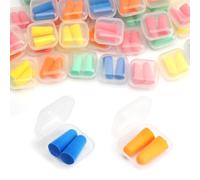 APOMOONS 50 Pares de Tapones Oidos Dormir para Cancelación de Ruido, Earplugs Tapones para Los Oídos de Espuma Ultra Suave para Dormir, Ronquidos, Cancelación de Ruido, Reutilizables
