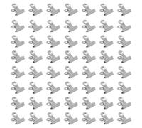 APOMOONS 60 clips de papel de Bulldog pequeño, 22 mm, pinzas de metal de acero inoxidable, clips de bulldog para fotos, clips de cierre para etiquetas, bolsas, dibujos, manualidades, oficina, cocina
