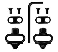 APOMOONS Calas SPD para Zapatillas de Ciclismo, Compatibles con Pedales Bicicleta Montaña SM SPD Series, Calas MTB para Shimano, Antideslizante Juego de Calas para Bicicleta