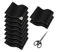 APOMOONS - Lote de 10 unidades, 20 x 30 cm, piel sintética, autoadhesiva, para asiento de coche, botas, bolsa de mano, bolsas flexibles