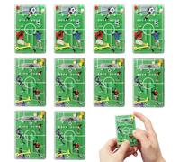 APOMOONS Set de 10 Piezas de Fútbol - Mini Juego de Pinball y Puzzle para Niños (7.5x4.5CM)