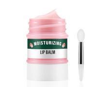 Apooliy Bálsamo labial hidratante con pincel,Hidratante para Labios Secos,Bálsamo labial con sabor a frutas